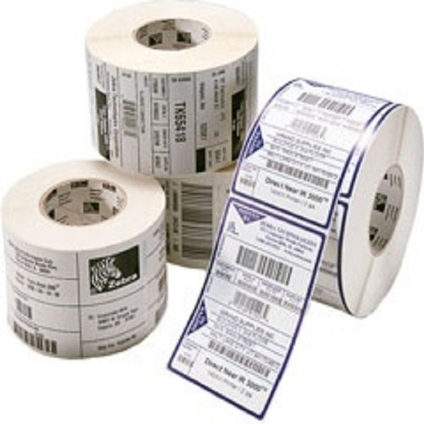Zebra 10018340 Etiqueta blanca para impresora 4 x 6 para guias, cono grande TT