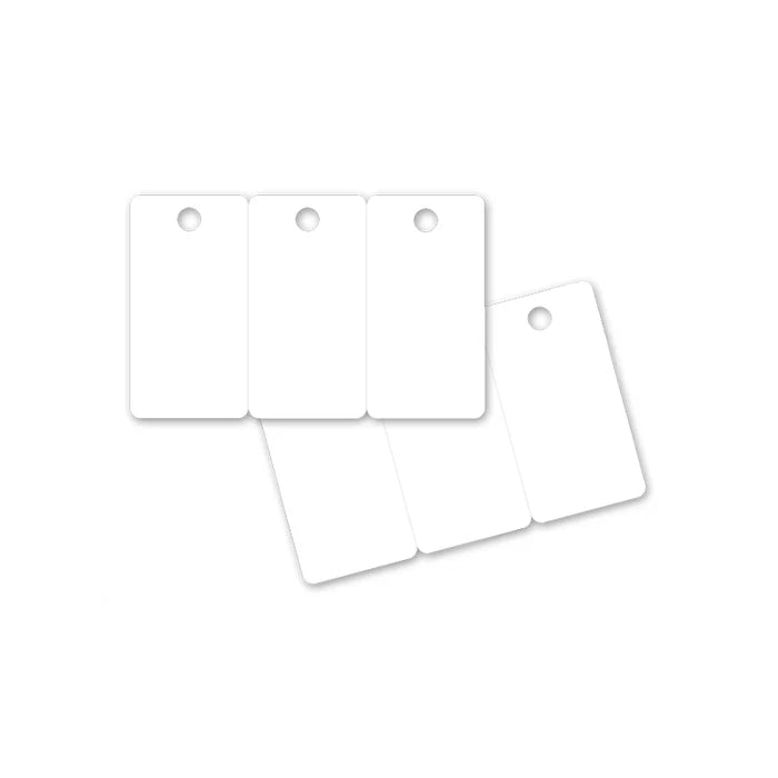 Zebra 104523-020 Paquete de Tarjetas tipo llaver, dividida en 3 partes