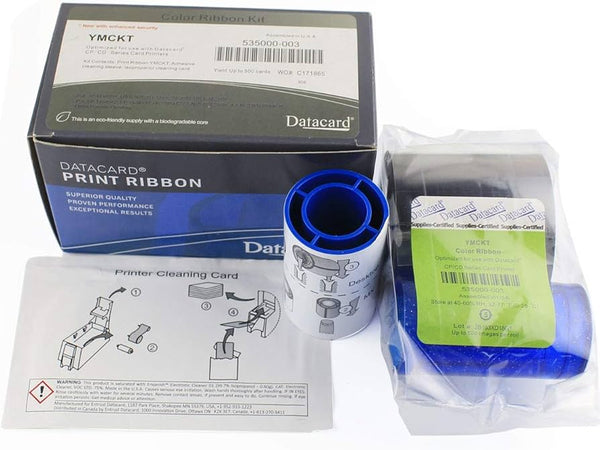 Rubans Encre Datacard 562971-006 Monochromes Pour MX6000 - Boîte De 4 Scellés