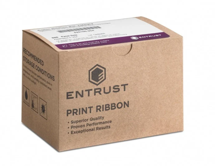 Entrust Datacard 525100-021 Color Ribbon Kit YMCKT PeTG Friendly