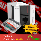 Evolis ZN2-0001-A Zenius 2 impresora de tarjetas y credenciales