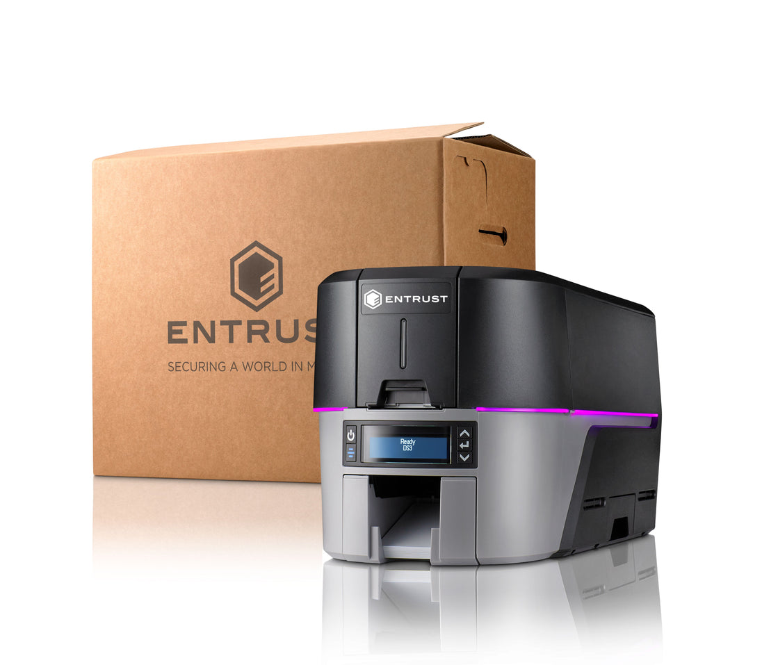 Entrust Datacard Box Entrust Datacard DS3 VIK1 impresora de credenciales Dual Sided con 600